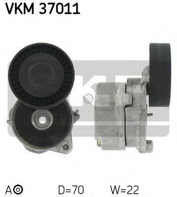 SKF VKM37011 Натяжной ролик, поликлиновой  ремень