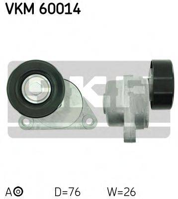 SKF VKM60014 Натяжной ролик, поликлиновой  ремень