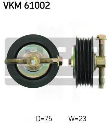 SKF VKM61002 Паразитный / ведущий ролик, поликлиновой ремень