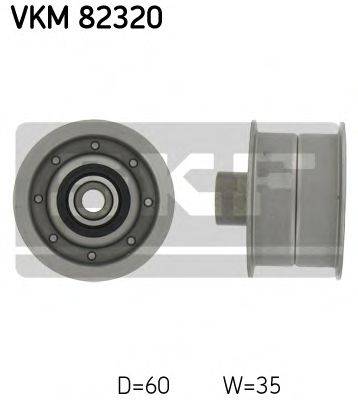 SKF VKM82320 Паразитный / Ведущий ролик, зубчатый ремень