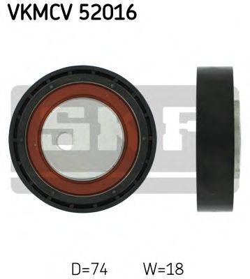 SKF VKMCV52016 Паразитный / ведущий ролик, поликлиновой ремень