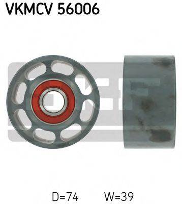 SKF VKMCV56006 Паразитный / ведущий ролик, поликлиновой ремень