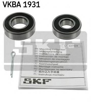 SKF VKBA1931 Комплект подшипника ступицы колеса