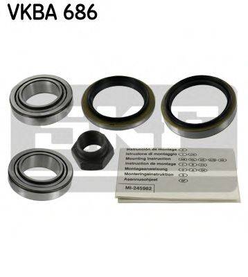 SKF VKBA686 Комплект подшипника ступицы колеса