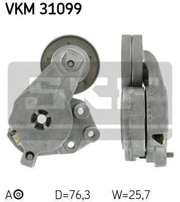 SKF VKM31099 Натяжной ролик, поликлиновой  ремень