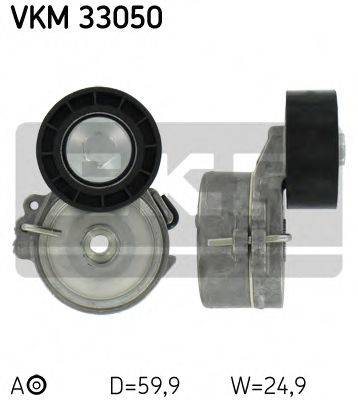 SKF VKM33050 Натяжной ролик, поликлиновой  ремень