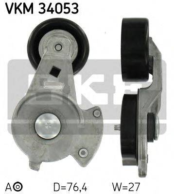 SKF VKM34053 Натяжной ролик, поликлиновой  ремень