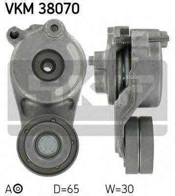 SKF VKM38070 Натяжной ролик, поликлиновой  ремень