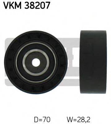 SKF VKM38207 Паразитный / ведущий ролик, поликлиновой ремень