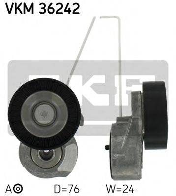 SKF VKM36242 Натяжной ролик, поликлиновой  ремень