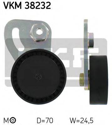 SKF VKM38232 Натяжной ролик, поликлиновой  ремень