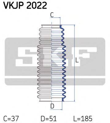 SKF VKJP2022 Комплект пылника, рулевое управление