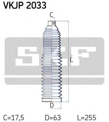 SKF VKJP2033 Комплект пылника, рулевое управление