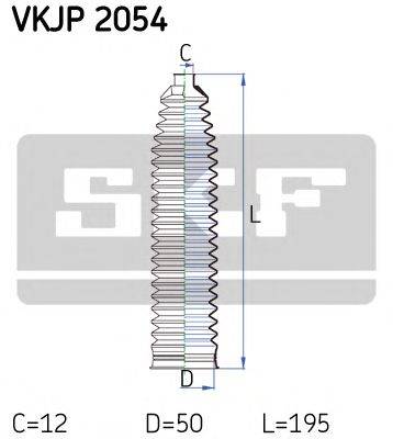 SKF VKJP2054 Комплект пылника, рулевое управление