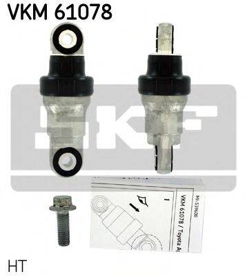 SKF VKM61078 Натяжной ролик, поликлиновой  ремень