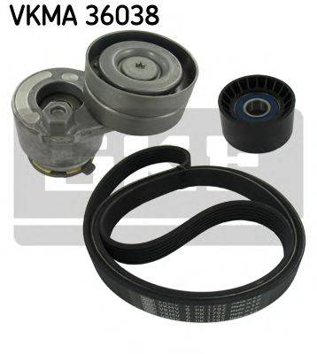 SKF VKMA36038 Поликлиновой ременный комплект
