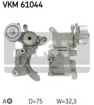SKF VKM61044 Натяжной ролик, поликлиновой  ремень
