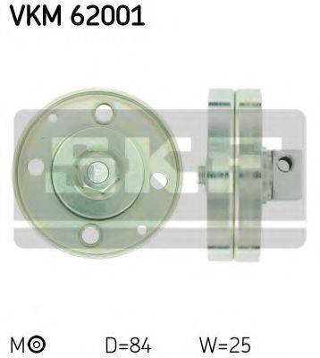 SKF VKM62001 Натяжной ролик, поликлиновой  ремень