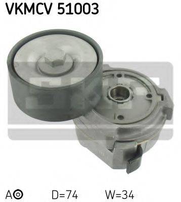 SKF VKMCV51003 Натяжной ролик, поликлиновой  ремень