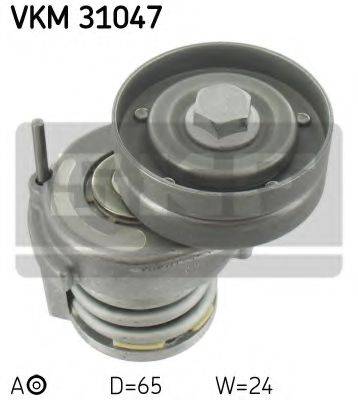 SKF VKM31047 Натяжной ролик, поликлиновой  ремень