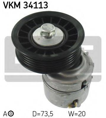 SKF VKM34113 Натяжной ролик, поликлиновой  ремень