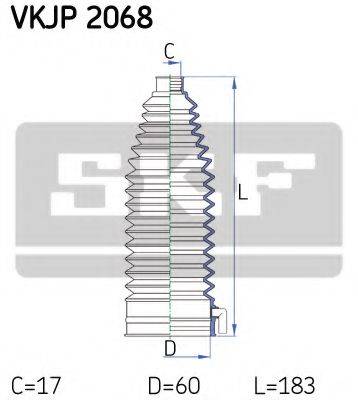 SKF VKJP2068 Комплект пылника, рулевое управление