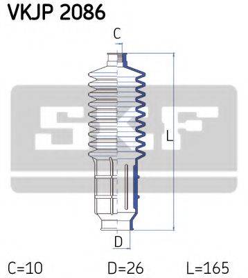 SKF VKJP2086 Комплект пылника, рулевое управление