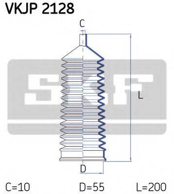 SKF VKJP2128 Комплект пылника, рулевое управление