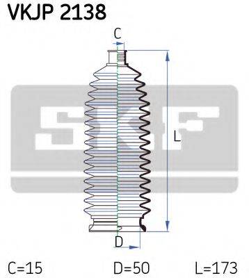 SKF VKJP2138 Комплект пылника, рулевое управление