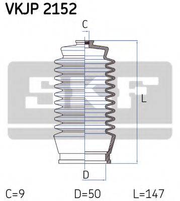 SKF VKJP2152 Комплект пылника, рулевое управление