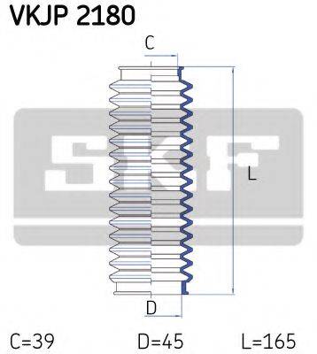 SKF VKJP2180 Комплект пылника, рулевое управление