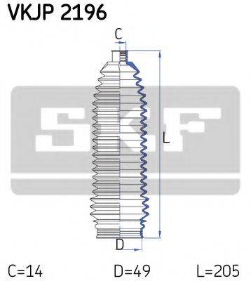 SKF VKJP2196 Комплект пылника, рулевое управление