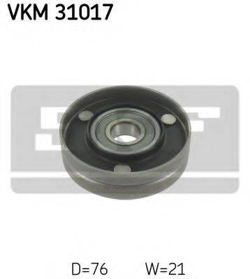 SKF VKM31017 Паразитный / ведущий ролик, поликлиновой ремень