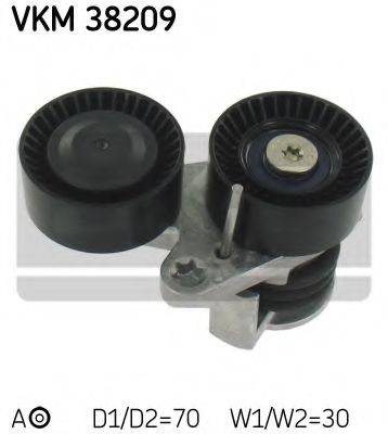 SKF VKM38209 Натяжной ролик, поликлиновой  ремень