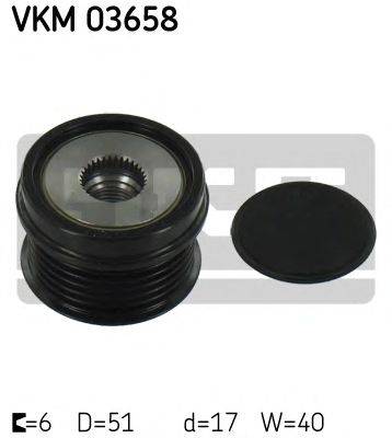 SKF VKM03658 Механизм свободного хода генератора