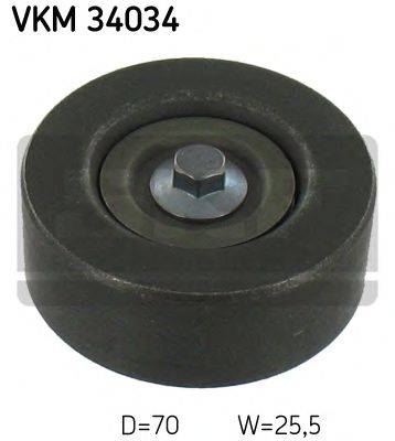 SKF VKM34034 Паразитный / ведущий ролик, поликлиновой ремень