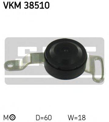 SKF VKM38510 Натяжной ролик, поликлиновой  ремень