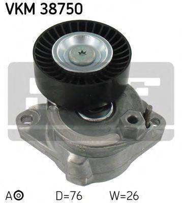 SKF VKM38750 Натяжной ролик, поликлиновой  ремень