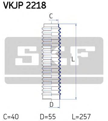 SKF VKJP2218 Комплект пылника, рулевое управление