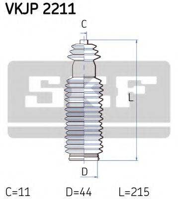 SKF VKJP2211 Комплект пылника, рулевое управление