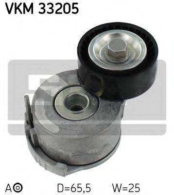 SKF VKM33205 Натяжной ролик, поликлиновой  ремень