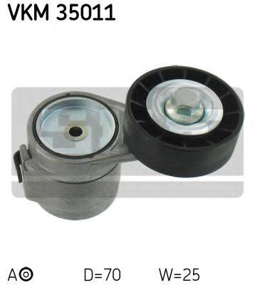 SKF VKM35011 Натяжной ролик, поликлиновой  ремень