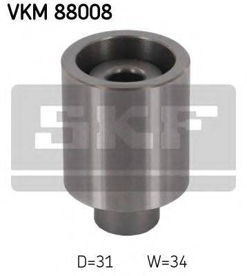 SKF VKM88008 Паразитный / Ведущий ролик, зубчатый ремень