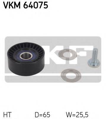 SKF VKM64075 Натяжной ролик, поликлиновой  ремень