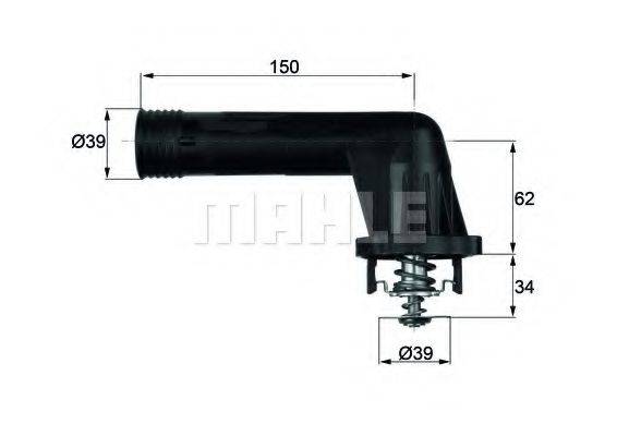 BEHR TI2095 Термостат, охлаждающая жидкость