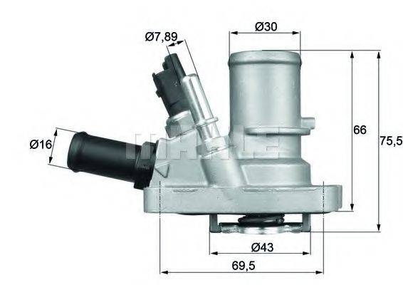 BEHR TI14488 Термостат, охлаждающая жидкость