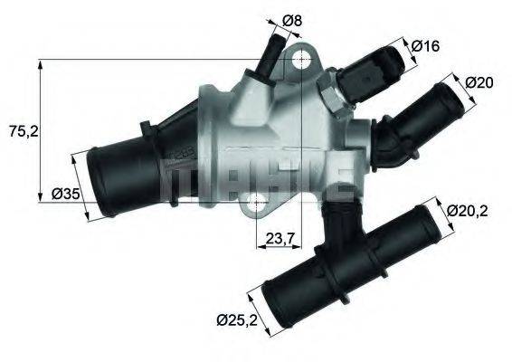 BEHR TI16288 Термостат, охлаждающая жидкость