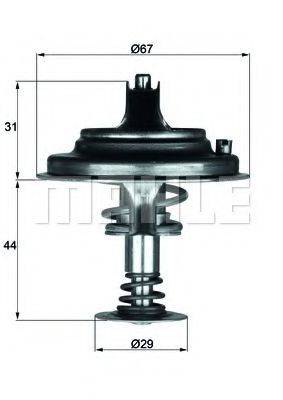 BEHR TX2671D Термостат, охлаждающая жидкость
