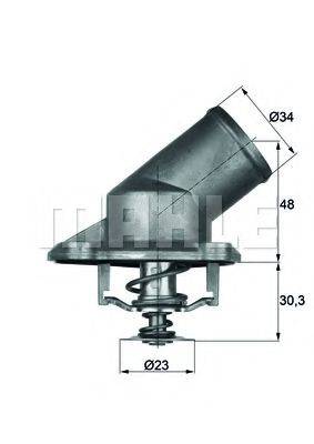 BEHR TI22492 Термостат, охлаждающая жидкость