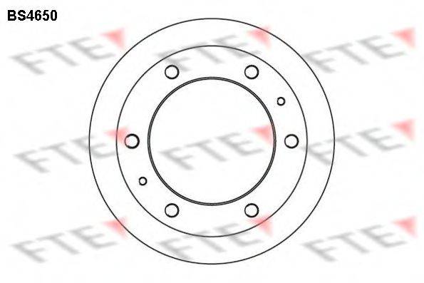 FTE BS4650 Тормозной диск
